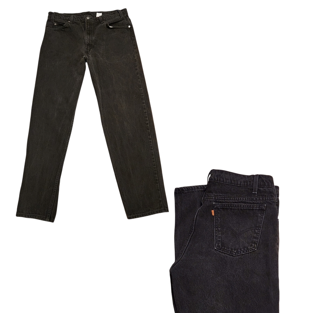 Vtg 90's Levi's Orange Tab 550 Cotton Denim 550 Relaxed Fit Tapered Jeans Sz 38